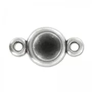 Intercalaire porte cab PureCrystal 1028 1088 8 mm Placage Argent fin vieilli x1