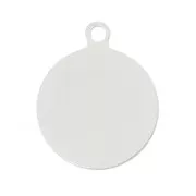 Pastilles à coller 12 mm argenté x5