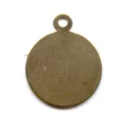 Pastilles à coller 12 mm bronze x10