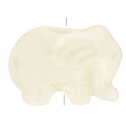 Eléphant 7x10 mm Beige x1