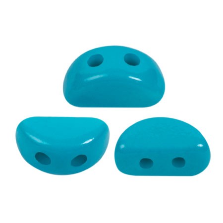 Perles en verre Kos® par Puca® 6x3 mm - La Divine Aqua  x10g