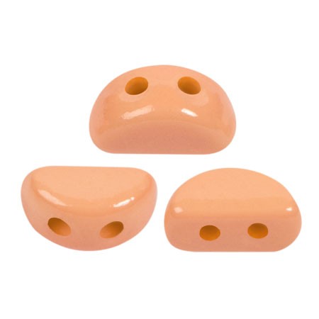 Perles en verre Kos® par Puca® 6x3 mm - La Divine Peach x10g