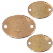 Intercalaire keep calm 2 trous 29x20 mm doré rose x1|raw }}