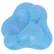 Perle fleur cloche en verre 11x13 mm - Pastel Blue Pearl x1