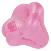 Perle fleur cloche en verre 11x13 mm - Pastel Pink Pearl x1