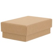 Boite écrin bijoux fantaisie pour parure 7.5x4.5x2.5 cm Kraft x1|raw }}