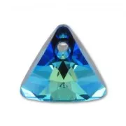 Pendentif Triangle PureCrystal 6628 8 mm Crystal Bermuda Blue x1