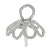 Attaches pendentifs pour perle semi percée 8 & 10 mm Acier inoxydable 304L x5|raw }}