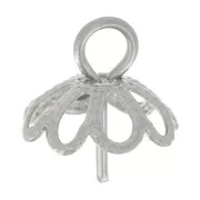 Attaches pendentifs pour perle semi percée 8 & 10 mm Acier inoxydable 304L x5