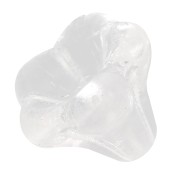 Perle fleur cloche en verre 11x13 mm - Crystal x1