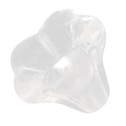 Perle fleur cloche en verre 11x13 mm - Crystal x1
