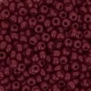 Preciosa Perles rocailles 9/0 2.5 mm - Opaque Bordeaux x20g