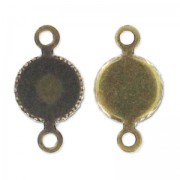 Serti intercalaire pour cab fond plat 5 mm bronze x1