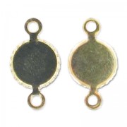 Serti intercalaire pour cab fond plat 5 mm doré HQ x1|raw }}