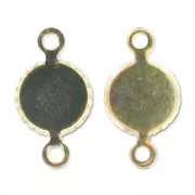 Serti intercalaire pour cab fond plat 5 mm doré HQ x1