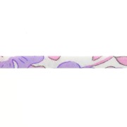 Cordon en tissu Liberty - Betsy - Fluo Lilas x1m