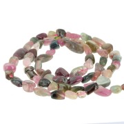 Perles nuggets irréguliers 4 - 6 mm pierre gemme - Tourmaline x40cm|raw }}