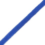 Lacet Suedine 3x1.5 mm Bleu dur pailleté x 2.8 m