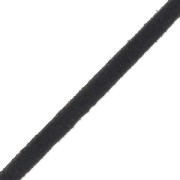 Lacet Suedine 3x1.5 mm Noir effet pailleté x 2.8 m|raw }}