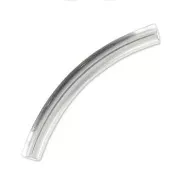 Tube 35x4 mm Rhodié x1