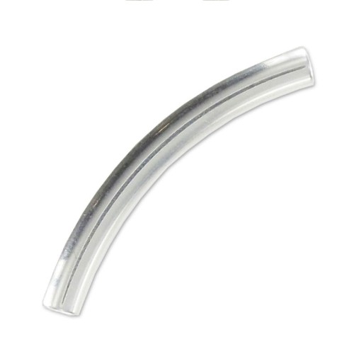 Tube 35x4 mm Rhodié x1