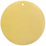 Sequin 35 mm - médaille à graver - Acier inoxydable 304 Doré x1