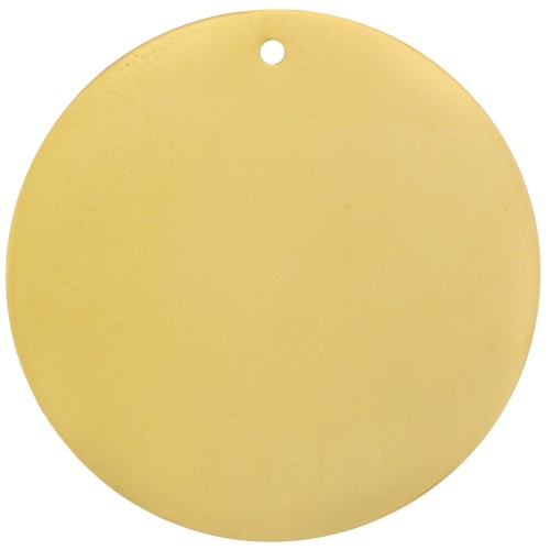 Sequin 35 mm - médaille à graver - Acier inoxydable 304 Doré x1