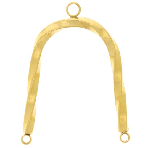 Intercalaires chandeliers forme U 31x22 mm - Acier inoxydable 304L Doré x2