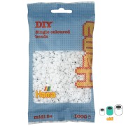 Perles à repasser Hama MIDI 5 mm Blanc (n°01) x1000|raw }}