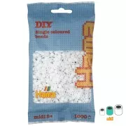 Perles à repasser Hama MIDI 5 mm Blanc (n°01) x1000