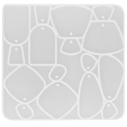 Moule silicone n°14 pour réaliser des boucles d'oreilles en résine -Transparent x1|raw }}