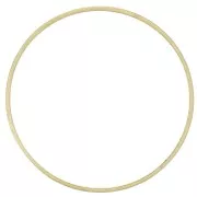 Anneau de montage et tissage rond 38 mm - Doré x1