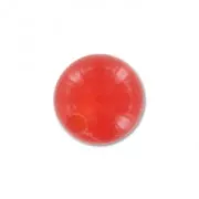 Rondes semi-percées  6 mm Red Onyx x2