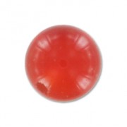 Rondes semi-percées  8 mm Red Onyx x2
