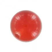 Rondes semi-percées  8 mm Red Onyx x2