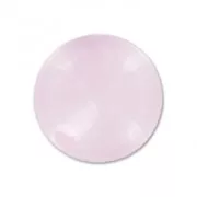 Rondes semi-percées  8 mm Quartz Rose x2