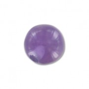 Rondes semi-percées  6 mm Amethyste x2