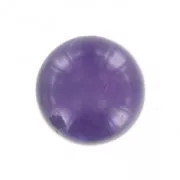 Rondes semi-percées 8 mm Amethyste x2