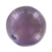 Rondes semi-percées 10 mm Amethyste x2