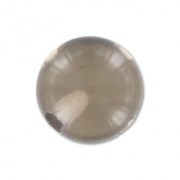 Rondes semi-percées 8 mm - Quartz fumé x2|raw }}