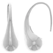 Boucles d'oreilles goutte d'eau - 22x8 mm - Argent 925 x2