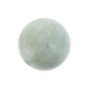 Rondes semi-percées  8 mm Aigue-Marine x2