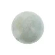 Rondes semi-percées  8 mm Aigue-Marine x2