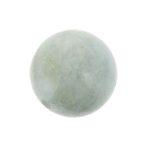 Rondes semi-percées  8 mm Aigue-Marine x2