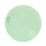 Rondes Semi-percées  6 mm Chrysoprase x2