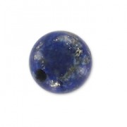 Rondes semi-percées  6 mm Lapis Lazuli x2