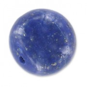 Rondes semi-percées 10 mm Lapis Lazuli x2|raw }}
