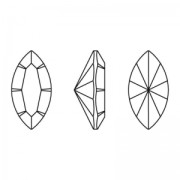 Navettes PureCrystal 4228 6x3 mm - Reinvented Dark Jonquil x4