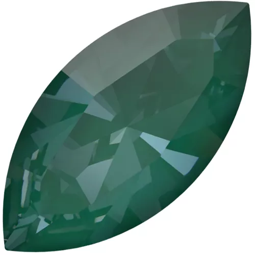 Navette PureCrystal 4228 10x5 mm - Crystal Pine Green Ignite x1