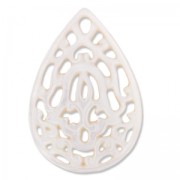 Intercalaire goutte en nacre 35 mm x1
